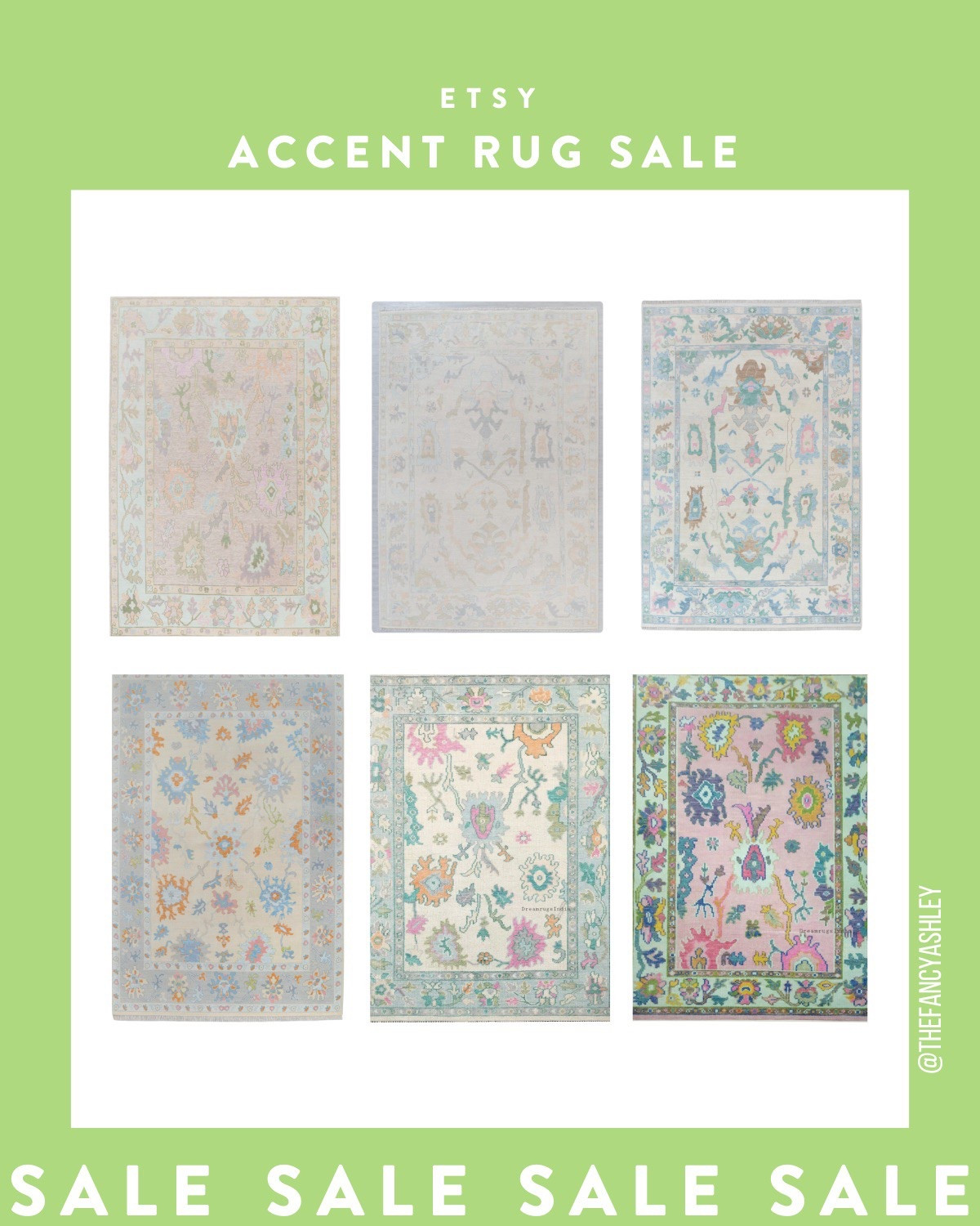Major Etsy accent rug sale happening RN and I'm OBSESSED—grab up to 65% off the most darling rugs ever. Loving all the pinks—perfectly fab way to brighten up your spring and summer decor!

#LTKHome #LTKWatchNow #LTKSaleAlert