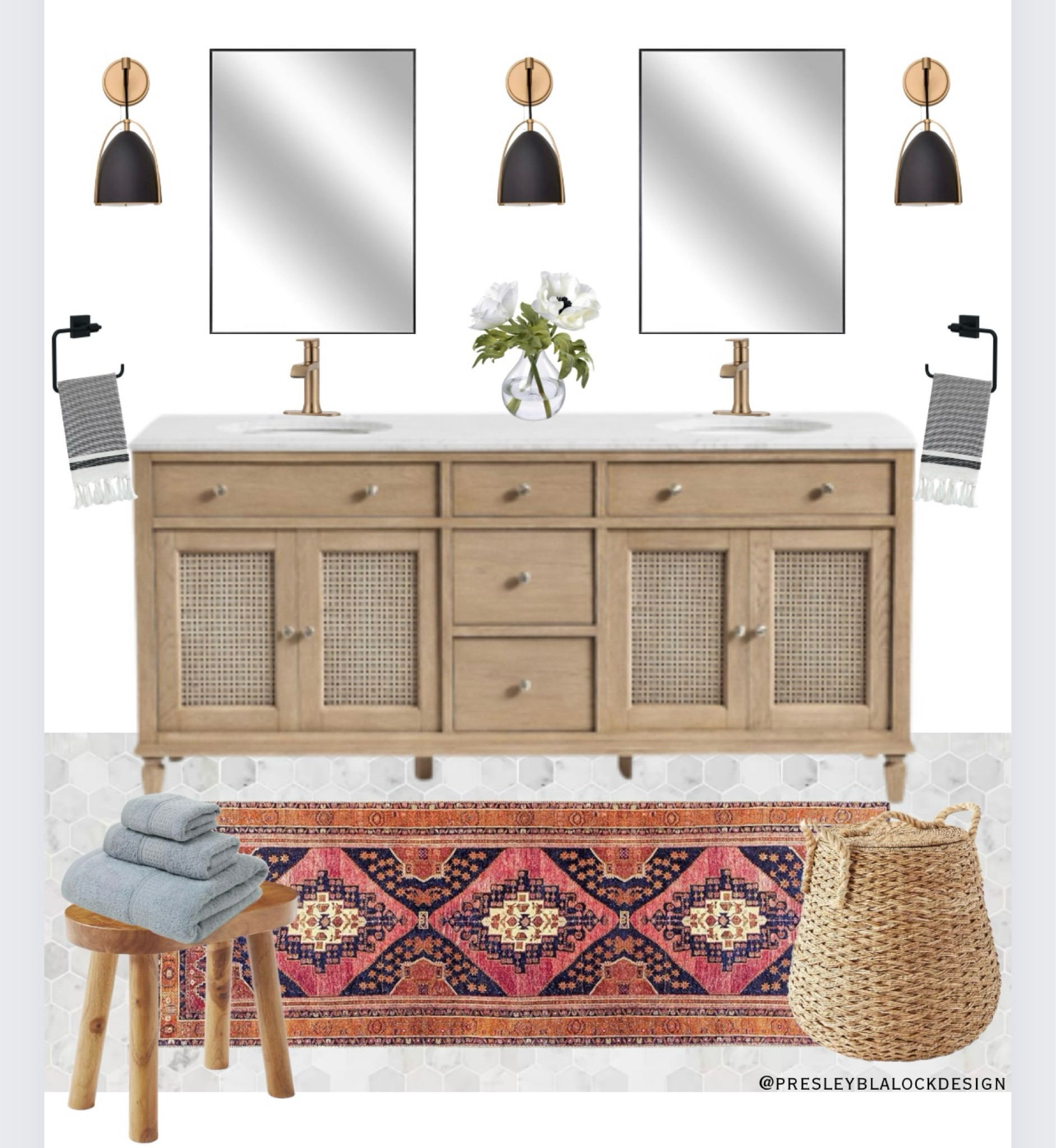 Bathroom Accessories / Walmart Home / Amazon Home Finds / Colorful Rug / Sconce Light / Bath Vanity / Marble Tile / Teak Stool / Faux Florals / Bathroom Mirror / Bathroom Design / Home Decor Finds / Shop the Look / Interior Design / Home Depot / Pottery Barn / Serena & Lily / McGee & Co / Ashley Stark Home / Laundry Basket 

#LTKHome #LTKStyleTip #LTKSaleAlert