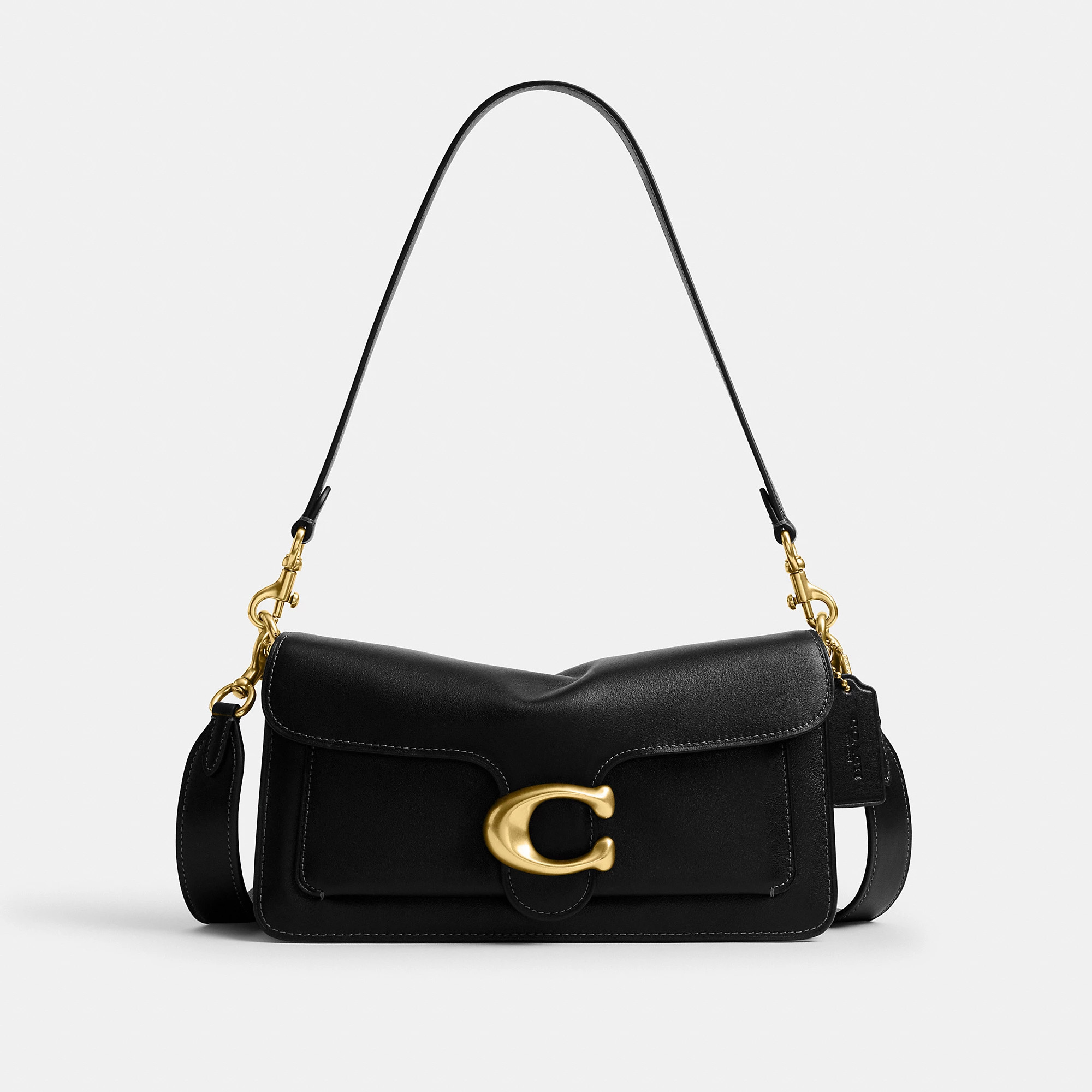 Coach Tabby Shoulder Bag 26 - Women's - Brass/black | Coach (US)