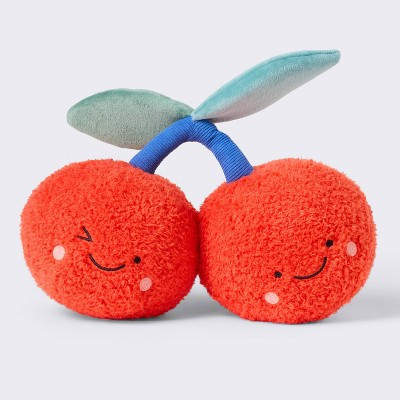 Plush Stuffed Animal Baby Learning Toy - Cherries - Cloud Island™ | Target