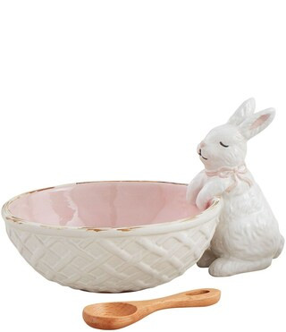 Mud Pie Pink Bunny Candy Dish Set | Dillard's | Dillard's
