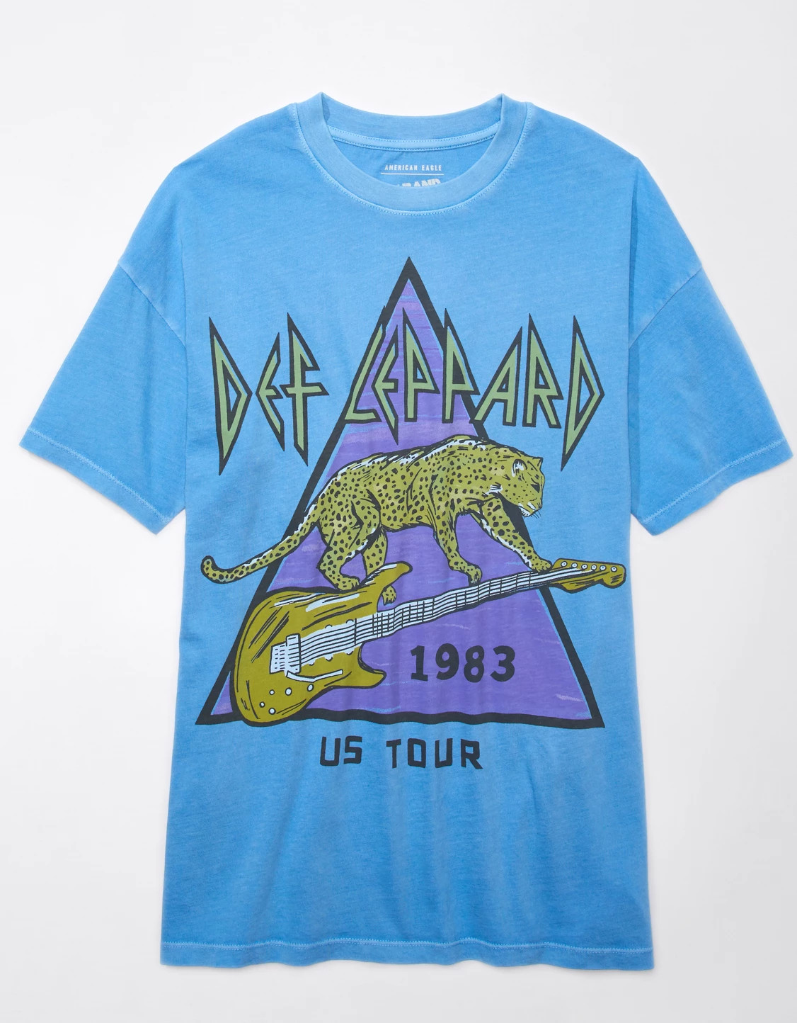 AE Oversized Def Leppard Graphic Tee | American Eagle Outfitters (US & CA)