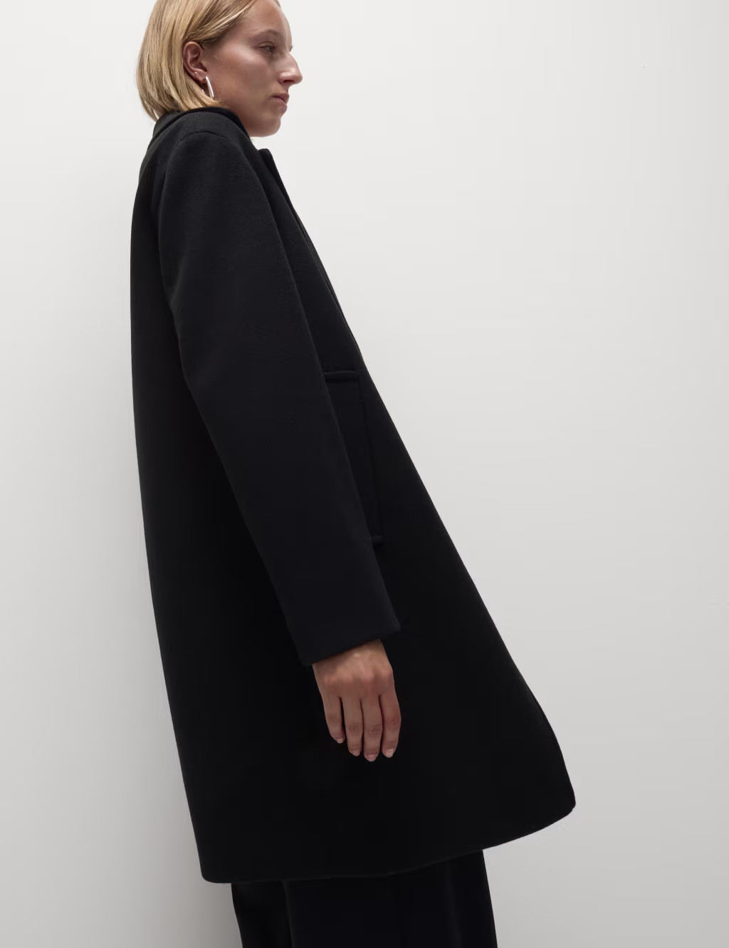 Relaxed Single Breasted Coat | Marks & Spencer (UK)