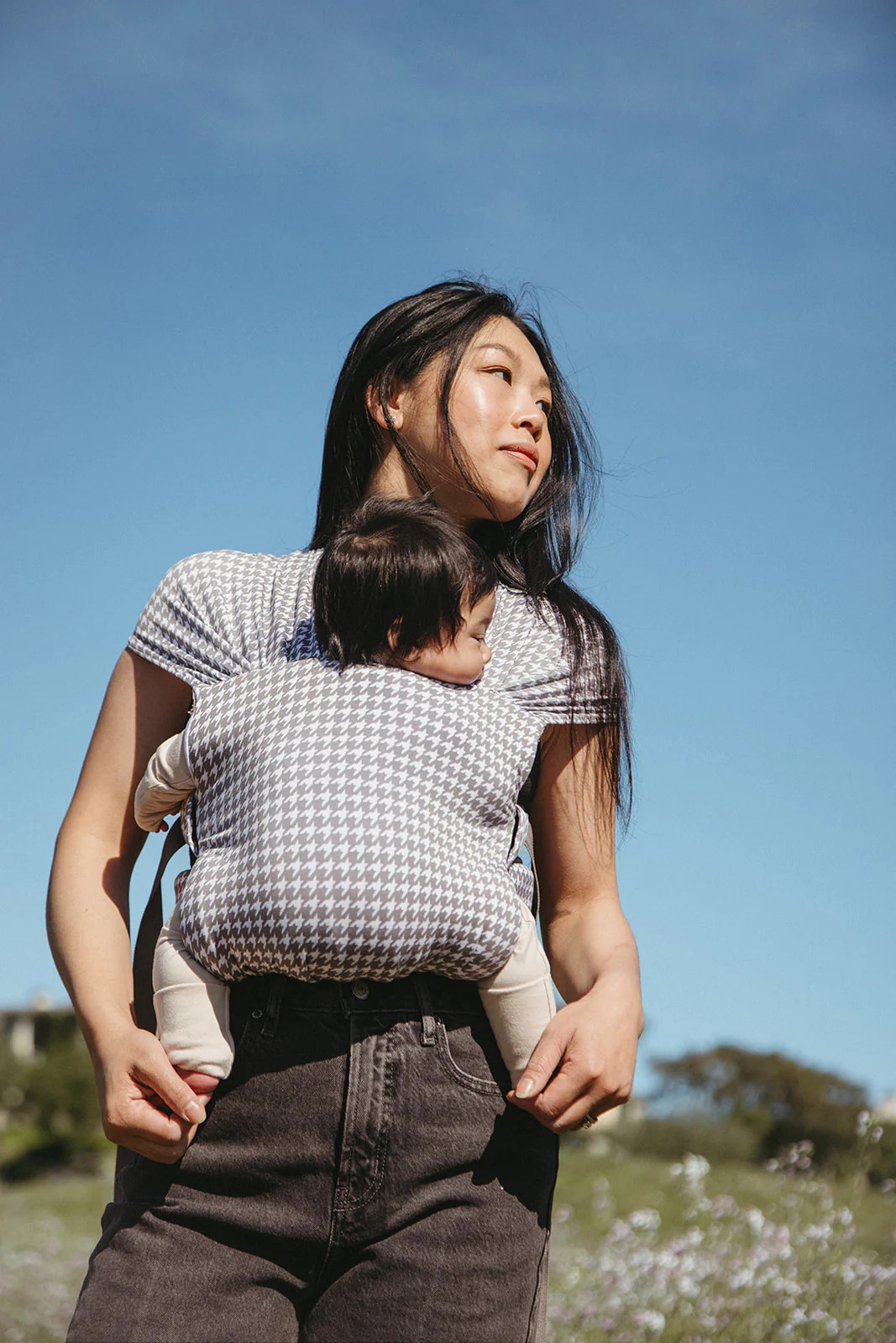 Lewis - Aerial Newborn Buckle Wrap | Wildbird