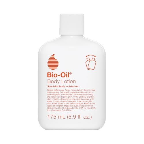 Bio-Oil Moisturizing Body Lotion for Dry Skin, Ultra-Lightweight High-Oil Hydration, with Jojoba Oil, Rosehip Oil, Shea Oil, and Hyaluronic Acid, 5.9 Oz | Amazon (US)