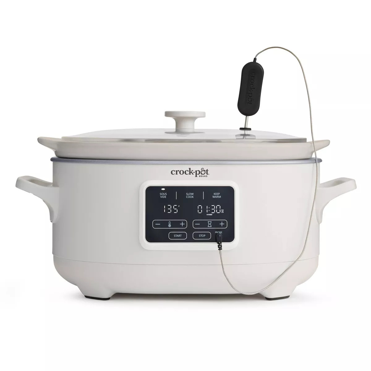 Crock-Pot 6qt Programmable Slow Cooker with Sous Vide - Oat Milk Ivory | Target