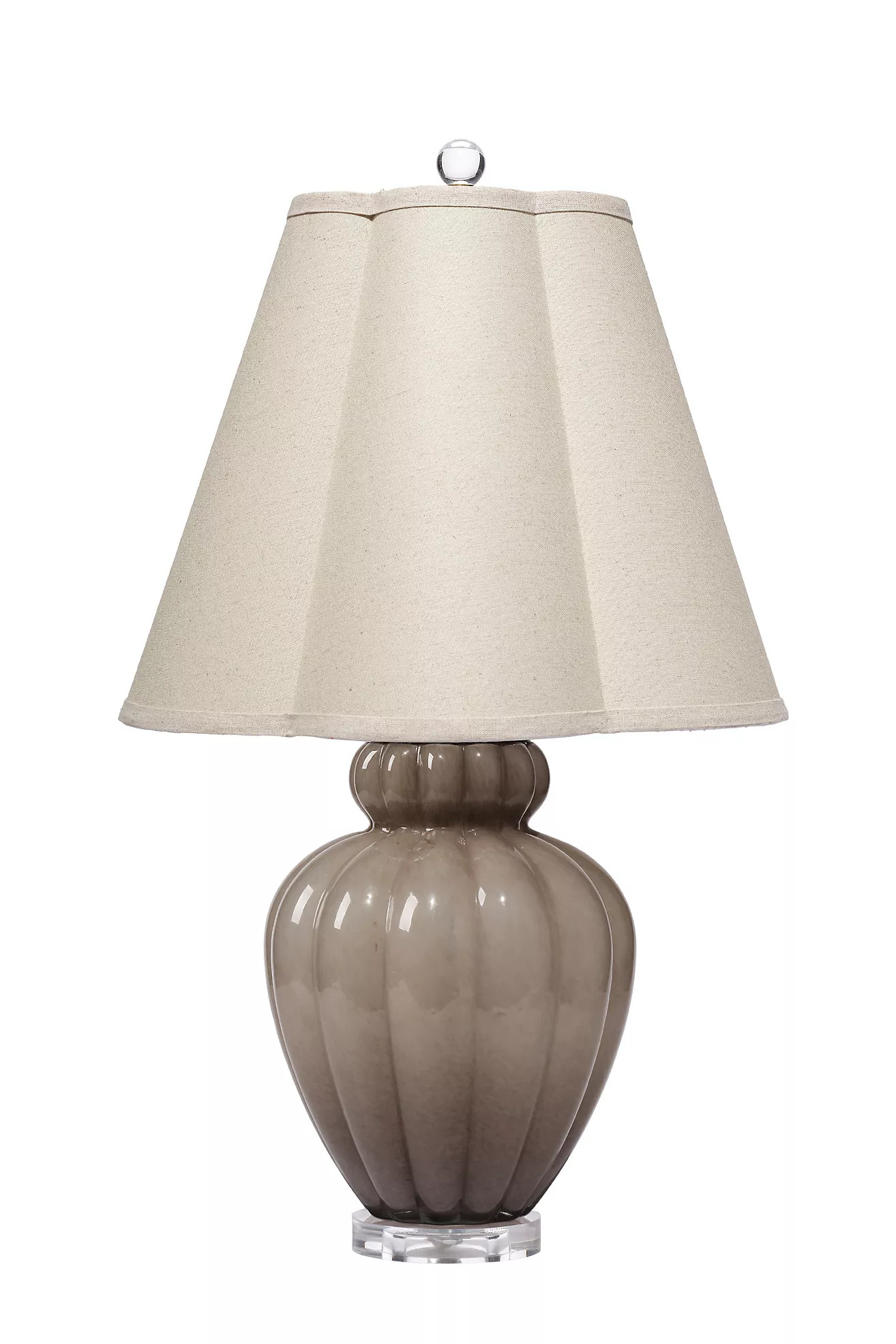 Agnes Taupe Glass Table Lamp​ | Anthropologie (US)
