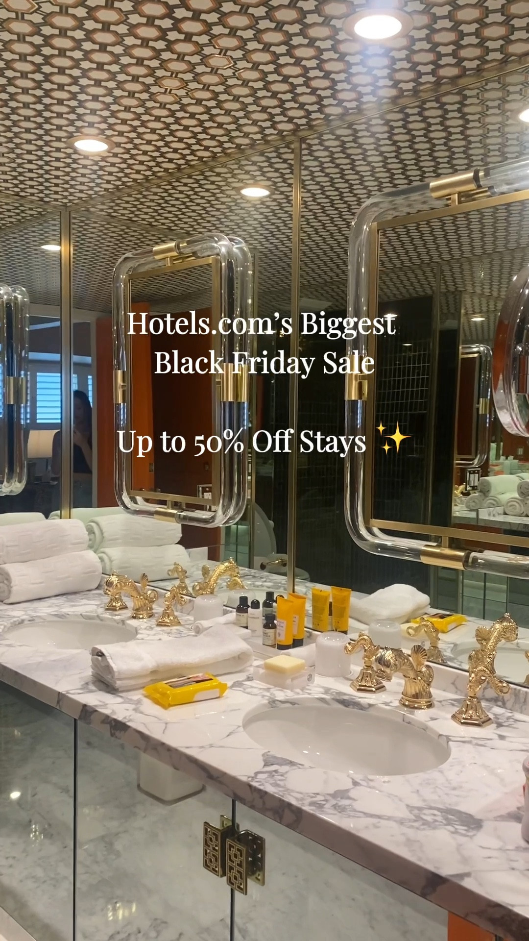#EGPartner Sharing my favorite hotel moments because Hotels.com Black Friday sale is LIVE! You can save up to 50% off select properties and book stays through the end of 2026 

I rounded up hotels I’ve stayed at plus some top wishlist spots. Tap to shop the sale and start planning your next trip!!

*Book by 12/2/2025 11:59 pm in hotel property local time; travel by 12/30/2026. Member Prices are available to Hotels.com® app users and One Key members. Limited availability, blackout periods may apply. @hotelsdotcom #ad

#LTKTravel