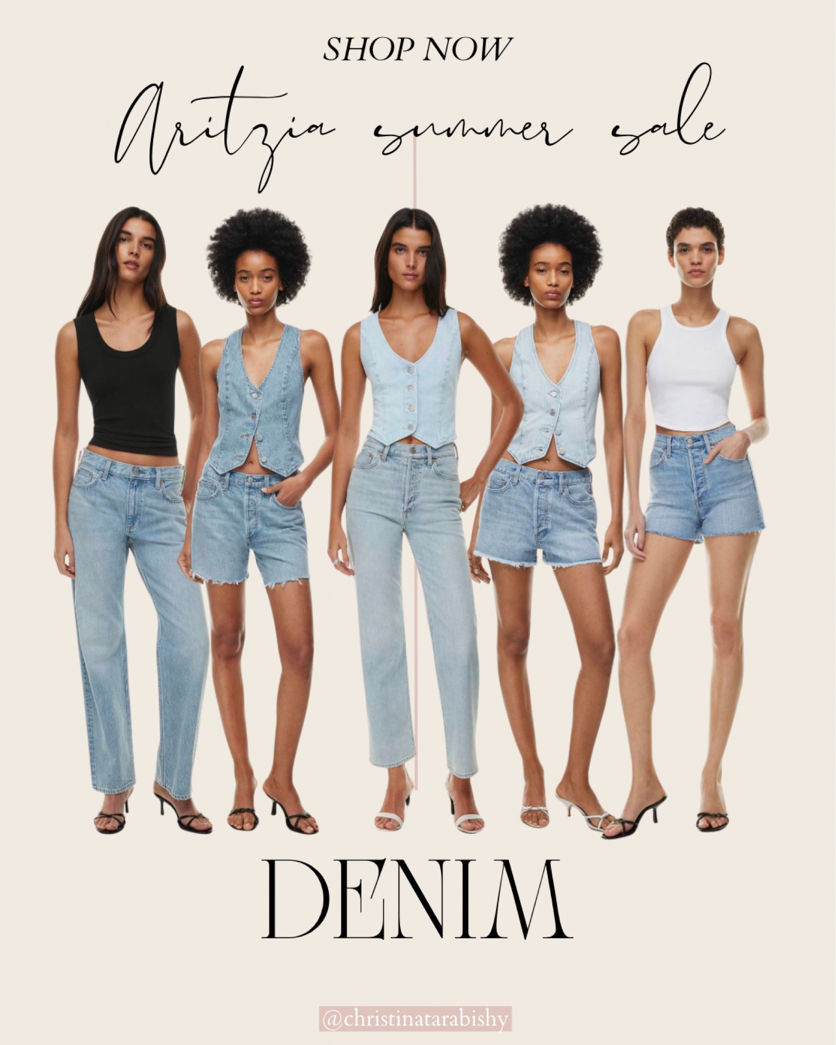 ARITZIA Summer Sale Denim 50% OFF 

#LTKSaleAlert