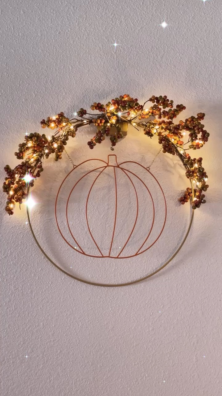 $20 pumpkin wreath 