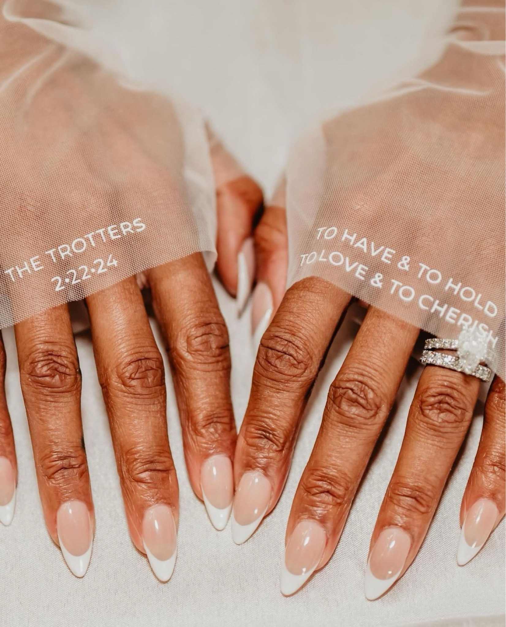 My custom embroidered gloves were perfect!

#LTKwedding