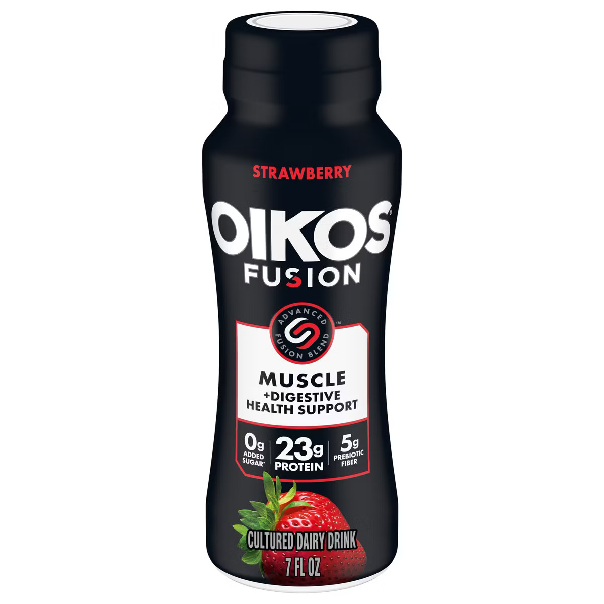 Oikos Fusion Strawberry Cultured Dairy Drink - 7 fl oz | Target