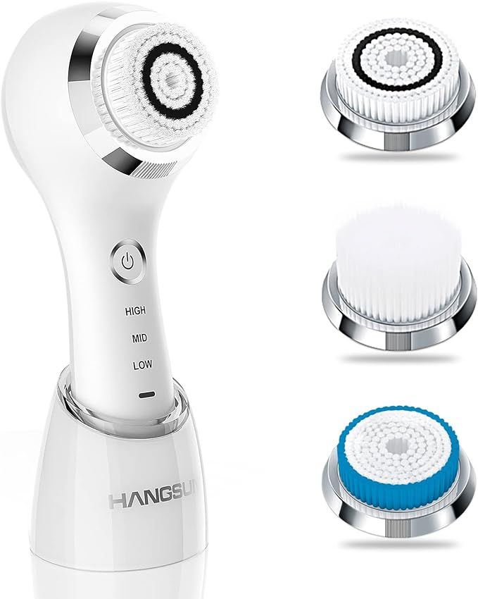 Premium Facial Cleansing Brush Hangsun Sonic Vibrating Face Scrubber SC200 Skin Care for Cleaning... | Amazon (US)