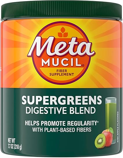 Metamucil Greens SuperFood Powder Fiber Supplement for Digestive Health* and Regularity*, Gluten ... | Amazon (US)