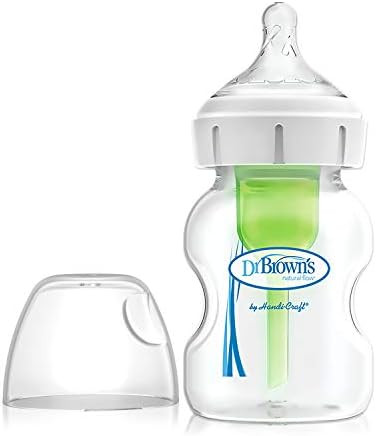 Dr. Brown's Options+ Wide-Neck Baby Bottle, 5 Ounce | Amazon (US)