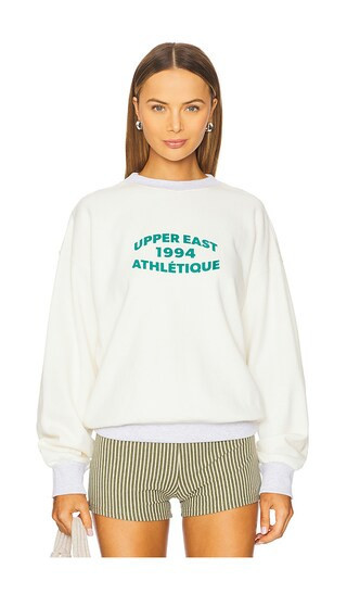 Araminta James Athletique Sweatshirt in Cream. Size S. Also in L, M, XL, XS. | Revolve Clothing (Global)