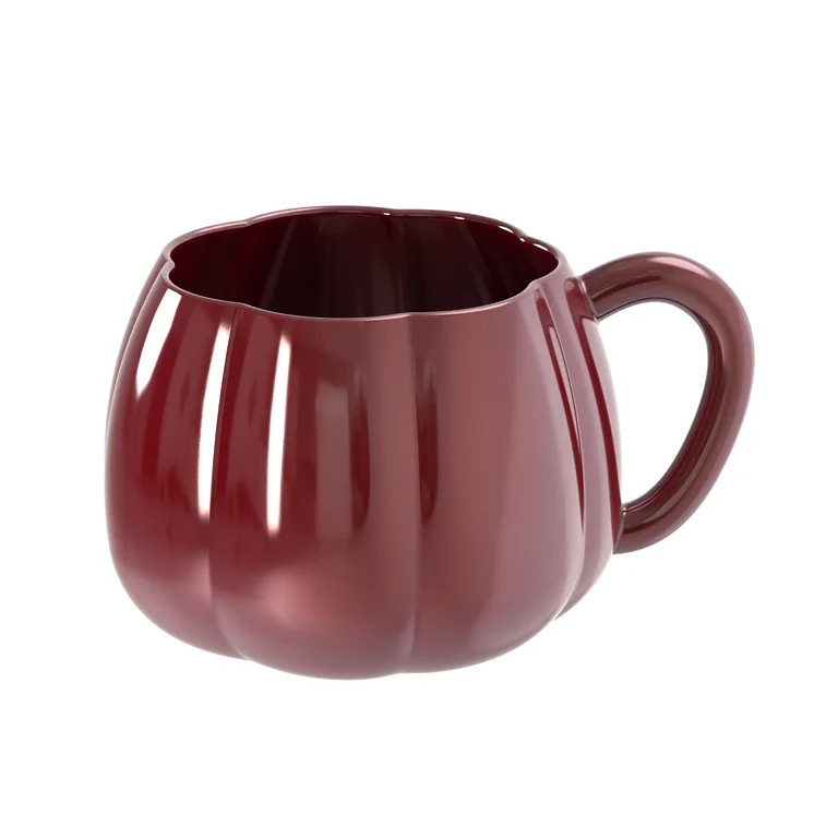 Thyme & Table 4-Pack 16oz Pumpkin Pearl Coffee Mugs | Walmart (US)