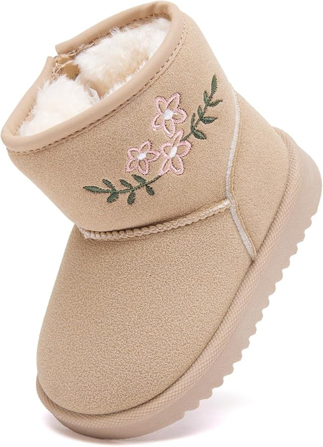 BMCiTYBM Baby Snow Boots Infant Boy Girl Winter Boots Nonslip Lightweight Outdoor Warm Shoes for ... | Amazon (US)