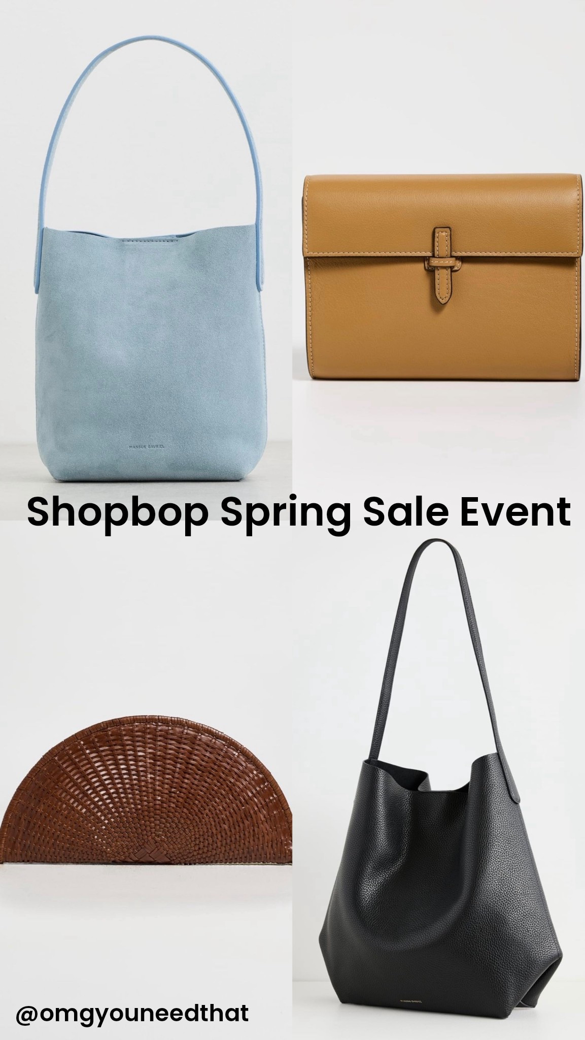 Shopbop Spring Sale Event:  Bags
20% off with Code: SPRING20
@Shopbop 

#LTKSeasonal #LTKOver40 #LTKootd