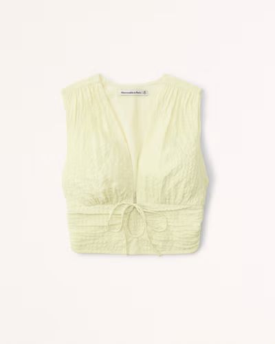 Textured Wide Strap Set Top | Abercrombie & Fitch (US)