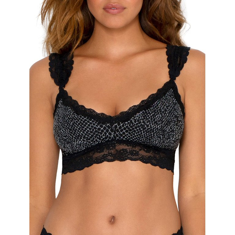 Smart & Sexy Women's Mesh & Lace Trim Bralette, Style-SA1394 | Walmart (US)