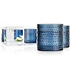 Glaver's Hobnail Drinking Glasses, Set of 4 Clear Vintage Beaded Glass Cups, 15 Oz. Cocktail Drin... | Amazon (US)