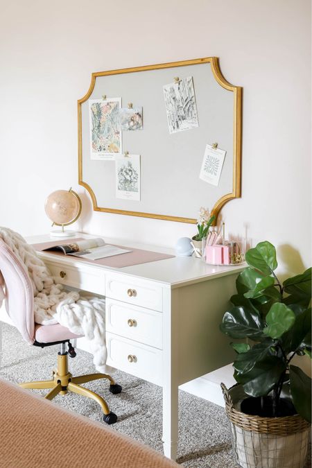 My daughter’s desk and study area are a great addition to her room makeover.

#LTKhome