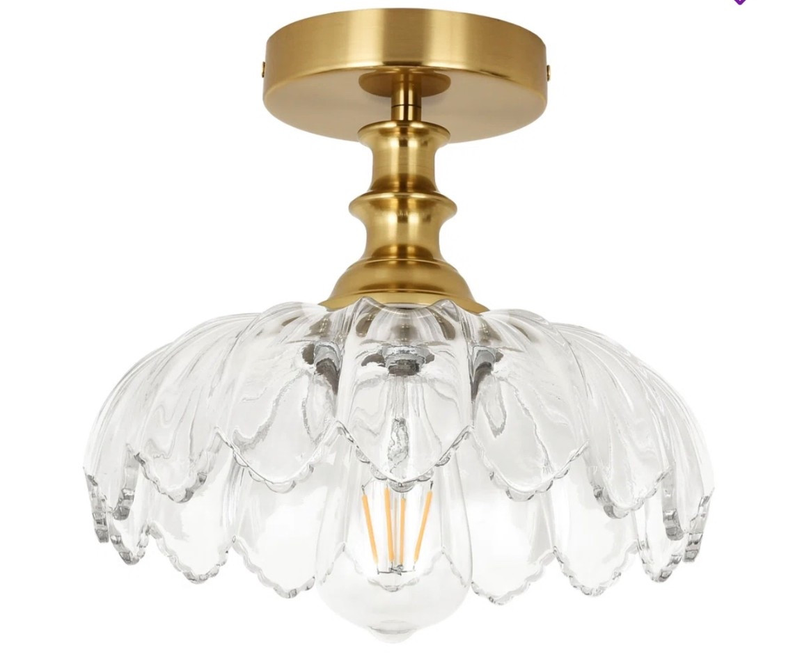 Obsessed with this vintage style brass light fixture! 

#LTKSaleAlert #LTKFindsUnder100 #LTKHome