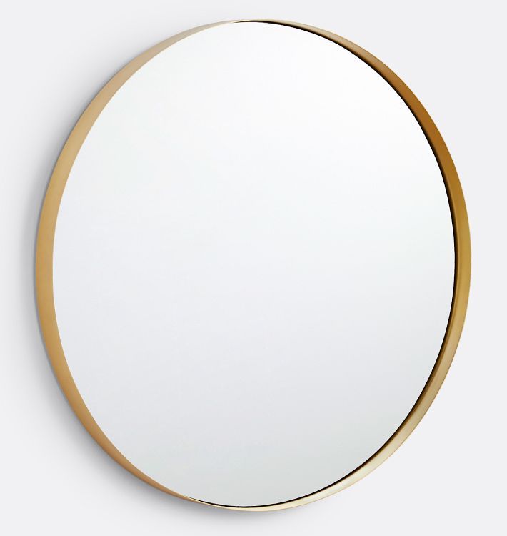Deep Frame Round Metal Mirror | Rejuvenation