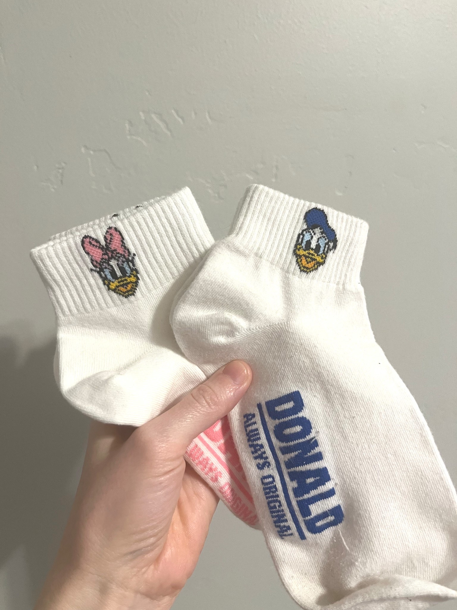 Daisy Duck and Donald Duck socks for women. I love wearing these at Disneyland!

#LTKgrwm #LTKdayinmylife #LTKootd