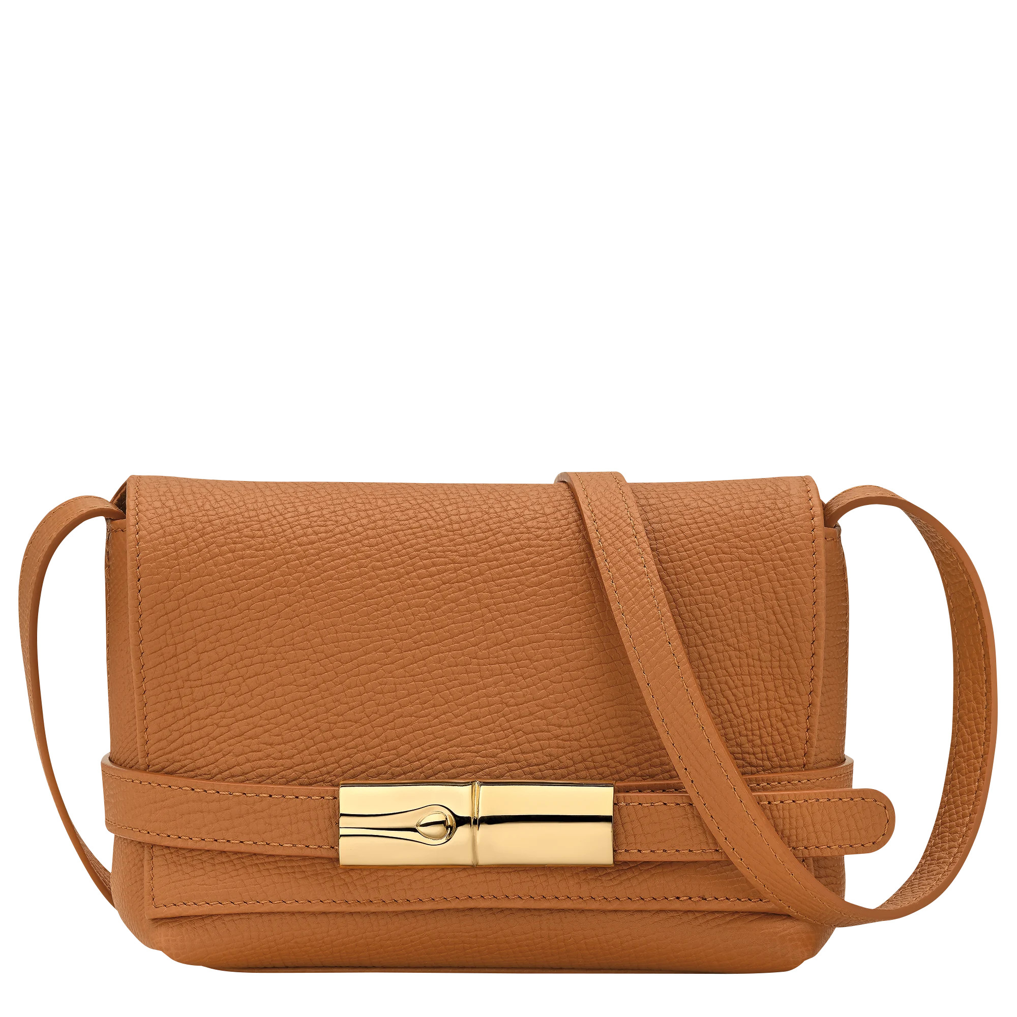 Le Smart S Crossbody bag Caramel - Leather | Longchamp US | Longchamp