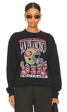 Junk Food 49ers Helmet Flea Market Crew in Black from Revolve.com | Revolve Clothing (Global)