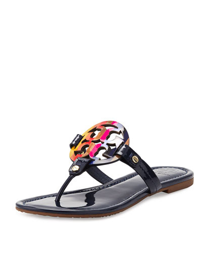 Miller Rainbow Logo Sandal, Royal Navy | Neiman Marcus