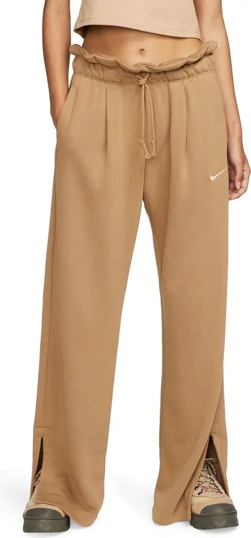 Sportswear Everyday Modern High Waist Fleece Open Hem Sweatpants | Nordstrom