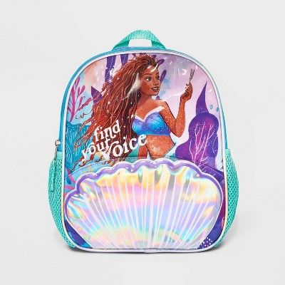 Kids' Disney The Little Mermaid 11.88" Mini Backpack - Purple | Target