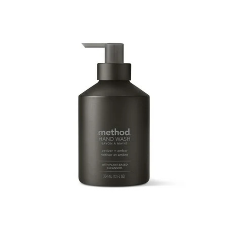 Method Gel Hand Wash Vetiver + Amber Premium Aluminum 12 oz | Walmart (US)