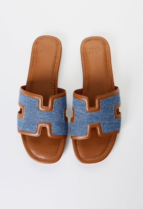 Becca Flat Slide Sandal | JustFab