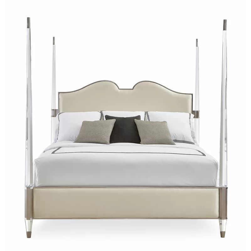 Caracole Classic Upholstered Low Profile Bed | Wayfair Professional