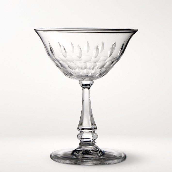 Victoria Cut Coupe Glasses | Williams-Sonoma