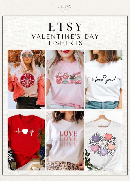 Etsy Valentine's Day t-shirts Valentine's Day t-shirt Valentine's Day outfit etsy finds 

#LTKunder100 #LTKunder50