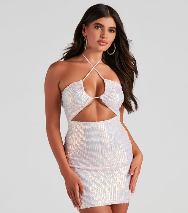 Disco Beauty Sequin Mini Dress | Windsor Stores