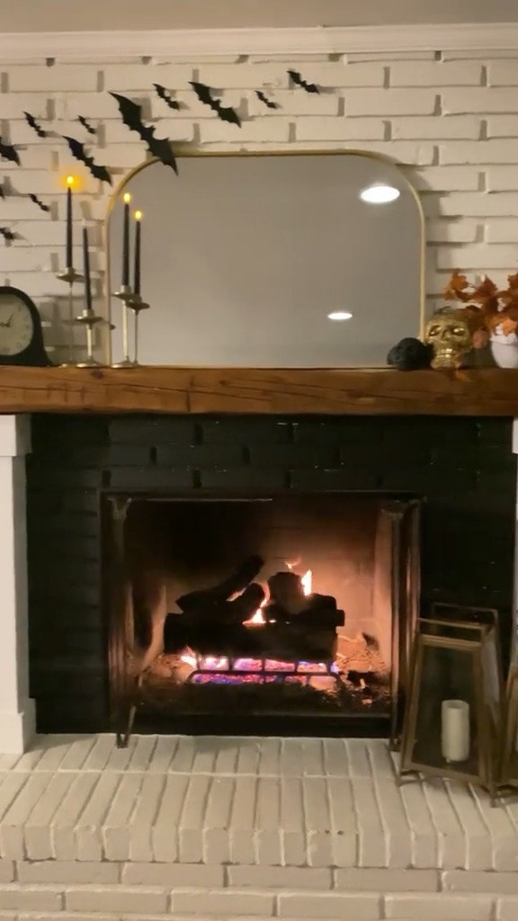 Spooky mantel vibes! Complete with bats, black taper candles and Halloween decor🦇

#diyhalloween #spookyszn #halloweendecorations #halloweendecor #halloweenmantel #manteldecor

#LTKSeasonal #LTKHome