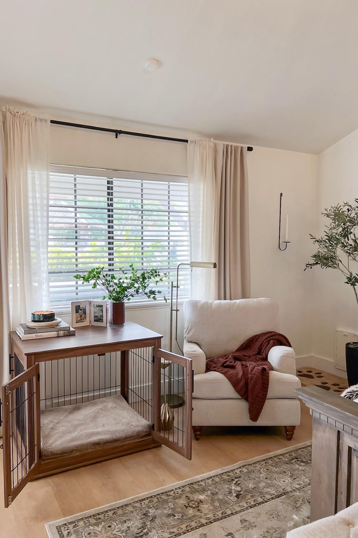 Cozy Corner with Smart Pet Crate Design | Neutral Living Room Inspo

#LTKSummerEdit #LTKHome #LTKSeasonal