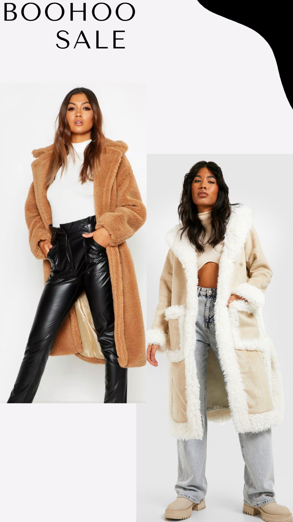 Boohoo sale 
#coats 

#LTKfit #LTKSeasonal #LTKstyletip