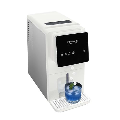 FRIGIDAIRE Countertop Crunchy Chewable Touchscreen Nugget Ice Maker, 33lbs per Day, Auto Self Cleaning, White | Amazon (US)