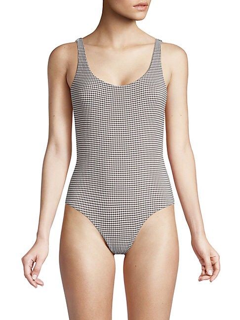 Kelly Gingham One-Piece Swimsuit | Saks Fifth Avenue OFF 5TH