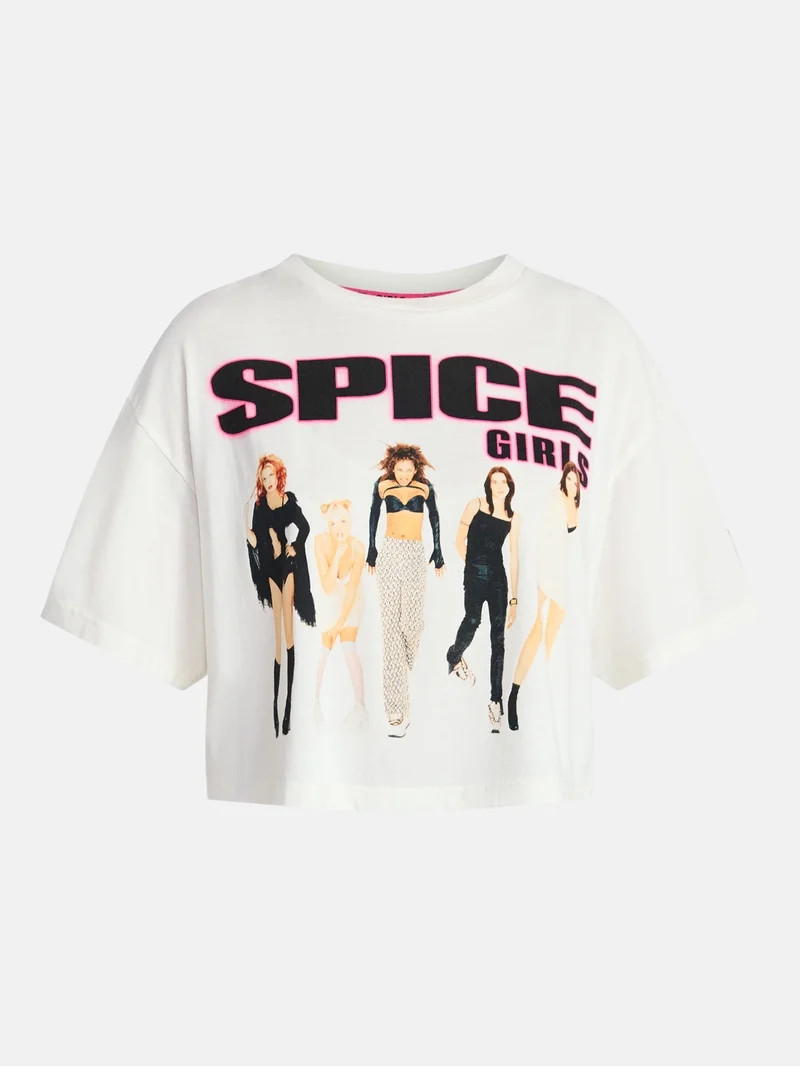 Spice Girls Women's Skimmer Tee with Short Sleeves, XXS-XXL | Walmart (US)