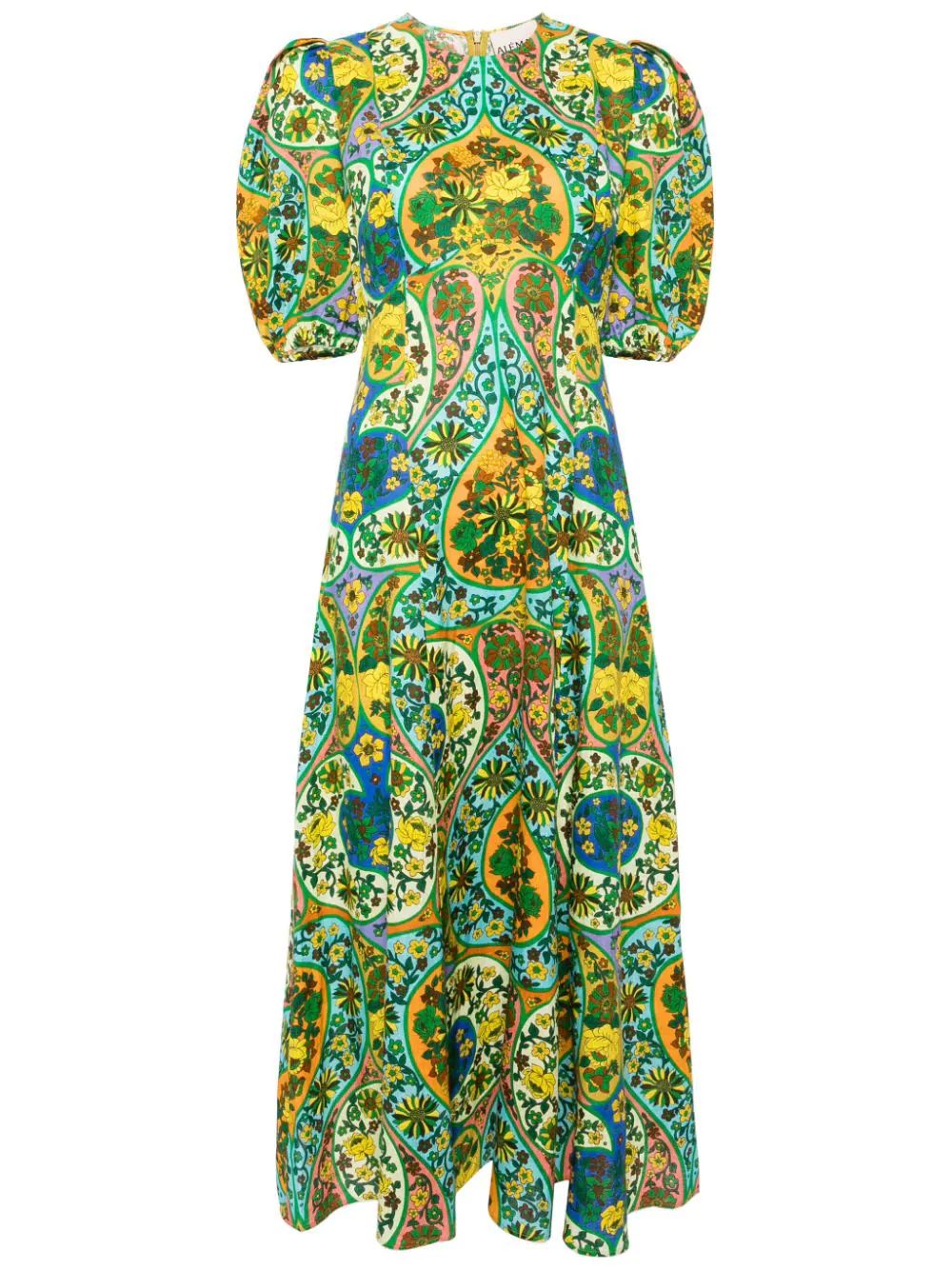 ALEMAIS Sofie floral-print Linen Dress - Farfetch | Farfetch Global