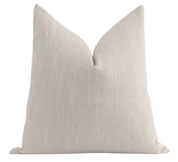 Beige Linen Pillow | Land of Pillows
