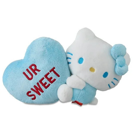 8" Hello Kitty ® Sweethearts Blue Plush Heart | Walmart (US)